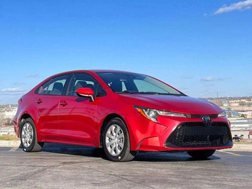 Barcelona Red Metallic 2020 Toyota Corolla LE