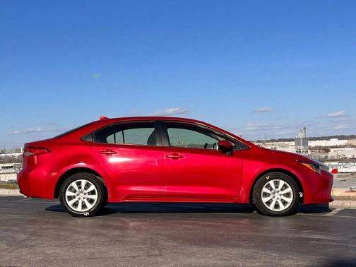 Barcelona Red Metallic 2020 Toyota Corolla LE