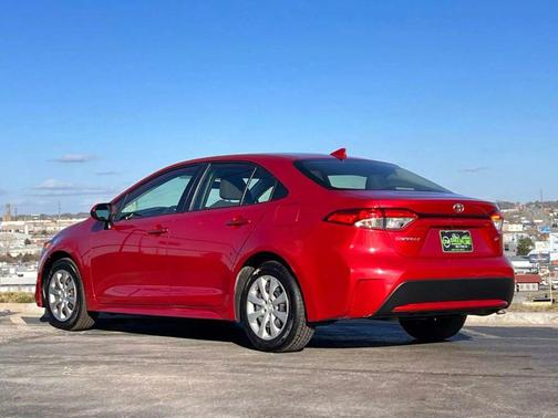 Barcelona Red Metallic 2020 Toyota Corolla LE