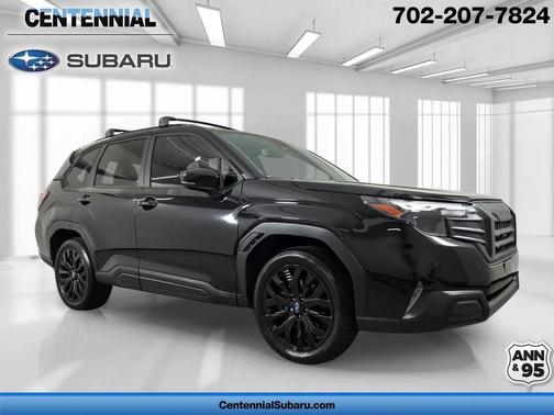 Black 2025 Subaru Forester Sport