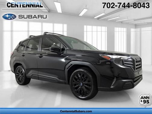 Black 2025 Subaru Forester Sport