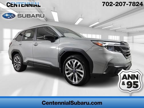 Beige 2025 Subaru Forester Hybrid Touring