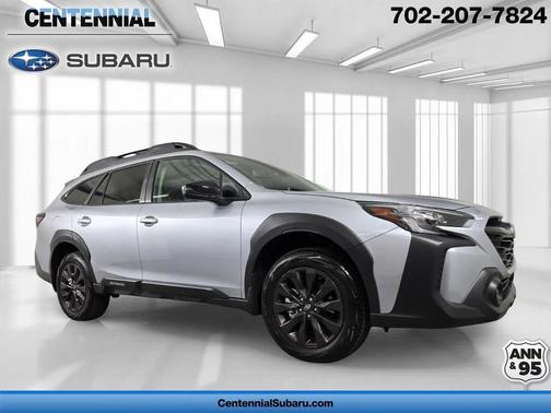 Silver 2025 Subaru Outback Onyx Edition XT
