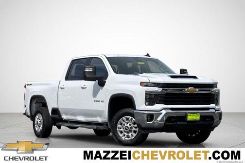 Summit White 2025 Chevrolet Silverado 2500 LT