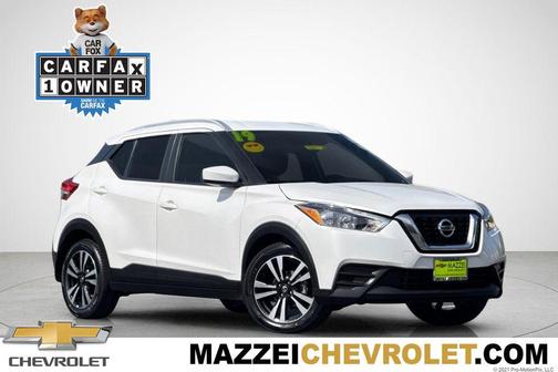 Aspen White Tricoat 2019 Nissan Kicks SV