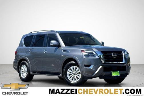 Gun Metallic 2022 Nissan Armada SV 2WD