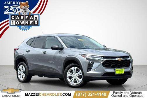 Sterling Gray Metallic 2025 Chevrolet Trax LS