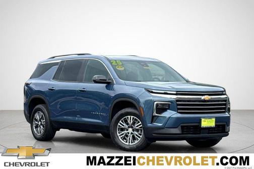 Lakeshore Blue Metallic 2025 Chevrolet Traverse LT
