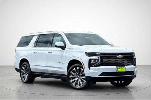 Polar White Tricoat 2026 Chevrolet Suburban High Country, 4WD