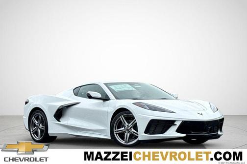 Arctic White 2026 Chevrolet Corvette Stingray w/1LT