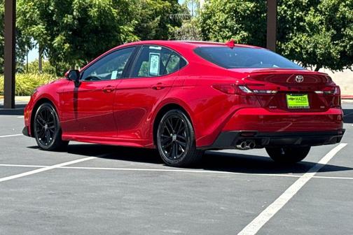 Supersonic Red 2025 Toyota Camry SE