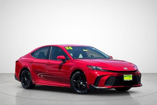 Supersonic Red 2025 Toyota Camry SE
