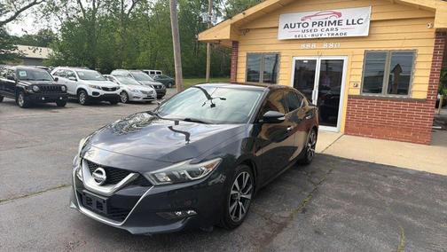 Blue 2016 Nissan Maxima SV Sedan 4D