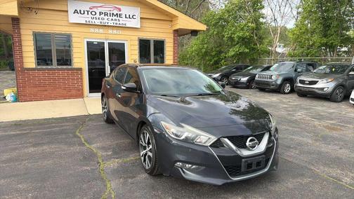 Blue 2016 Nissan Maxima SV Sedan 4D