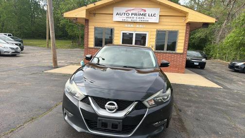 Blue 2016 Nissan Maxima SV Sedan 4D