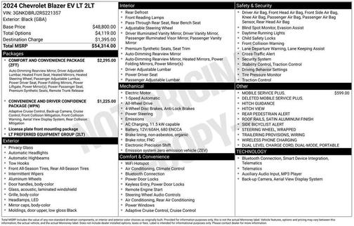 2024 Chevrolet Blazer EV eAWD LT