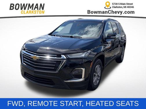 Mosaic Black Metallic 2023 Chevrolet Traverse LT Cloth