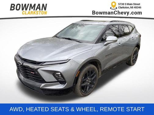 Sterling Gray Metallic 2024 Chevrolet Blazer RS