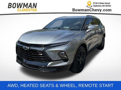 Sterling Gray Metallic 2024 Chevrolet Blazer RS