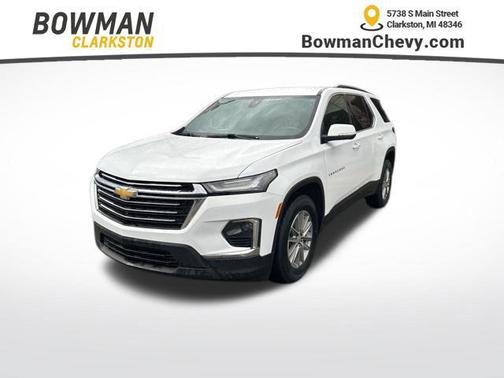 Summit White 2023 Chevrolet Traverse LT Cloth
