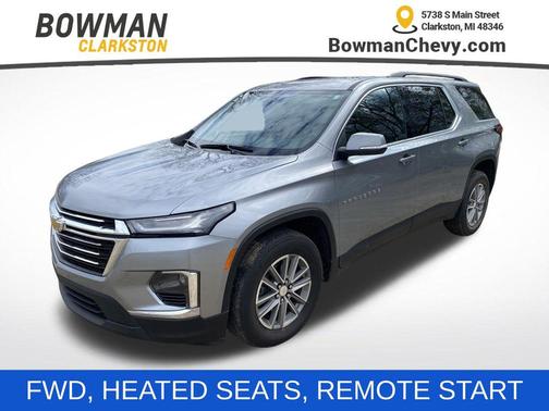 Sterling Gray Metallic 2023 Chevrolet Traverse LT Cloth