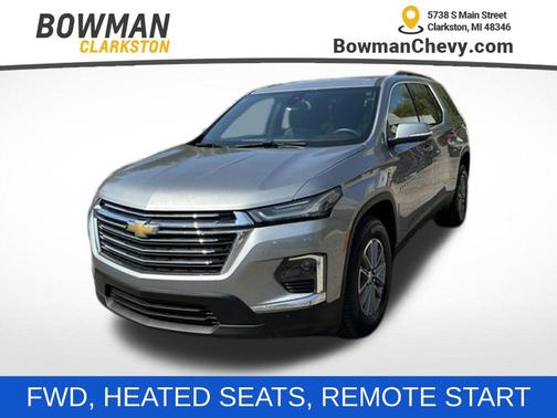 Sterling Gray Metallic 2023 Chevrolet Traverse LT Cloth