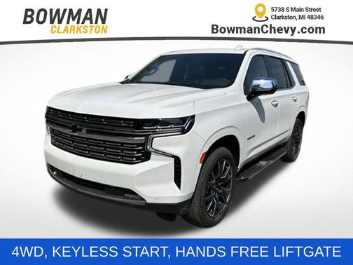 Summit White 2023 Chevrolet Tahoe Premier