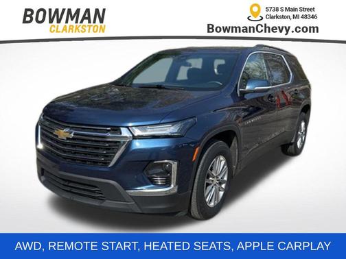 Northsky Blue Metallic 2023 Chevrolet Traverse LT Cloth