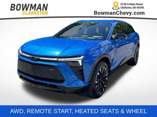 Riptide Blue Metallic 2024 Chevrolet Blazer EV eAWD RS