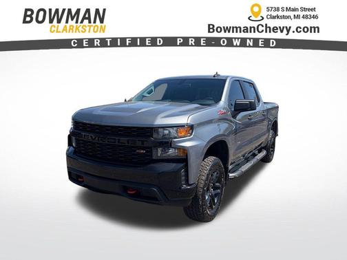 Satin Steel Metallic 2021 Chevrolet Silverado 1500 Custom Trail Boss