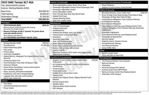 2023 GMC Terrain SLT