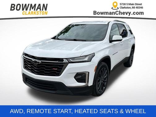 Summit White 2023 Chevrolet Traverse RS