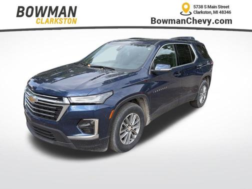 Northsky Blue Metallic 2023 Chevrolet Traverse LT Cloth