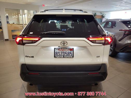 Super White 2021 Toyota RAV4 LE
