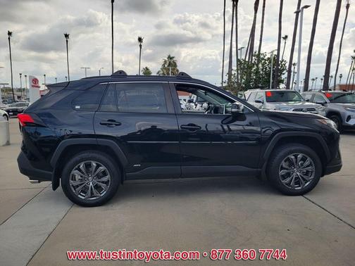 Midnight Black Metallic 2022 Toyota RAV4 Hybrid XLE Premium