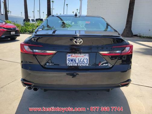 Midnight Black Metallic 2025 Toyota Camry SE