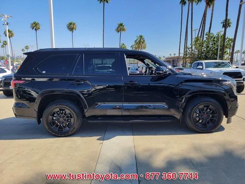 Black 2025 Toyota Sequoia Platinum
