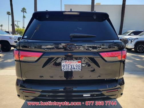 Black 2025 Toyota Sequoia Platinum