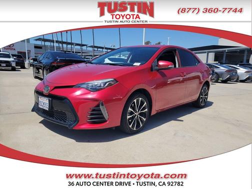 Barcelona Red Metallic 2019 Toyota Corolla SE