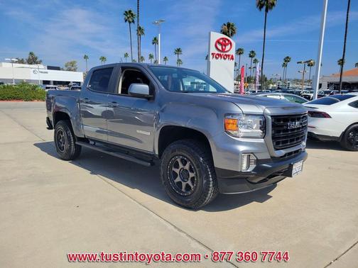 Satin Steel Metallic 2022 GMC Canyon Elevation