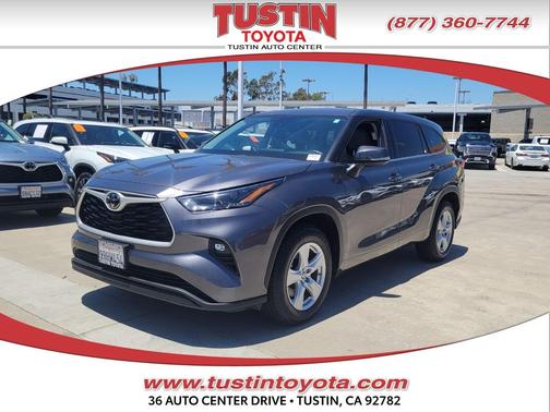 Magnetic Gray Metallic 2022 Toyota Highlander LE