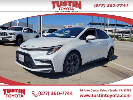 Wind Chill Pearl 2023 Toyota Corolla XSE