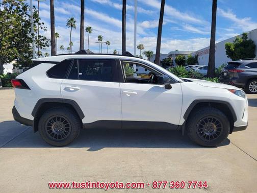 Super White 2021 Toyota RAV4 LE