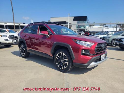 Ruby Flare Pearl 2019 Toyota RAV4 Adventure