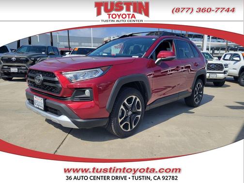 Ruby Flare Pearl 2019 Toyota RAV4 Adventure