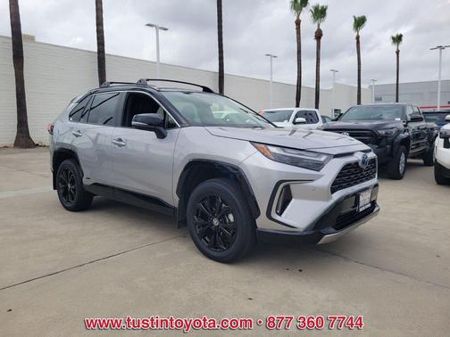 Midnight Black Metallic 2023 Toyota RAV4 Hybrid SE