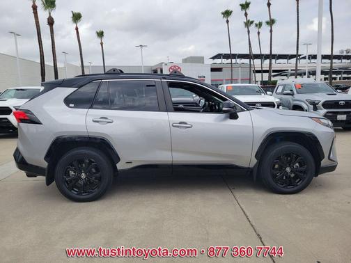 Midnight Black Metallic 2023 Toyota RAV4 Hybrid SE