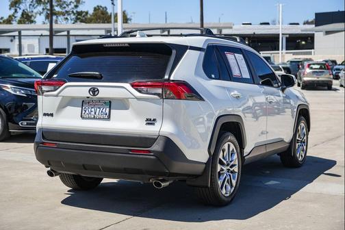 White 2025 Toyota RAV4 XLE Premium
