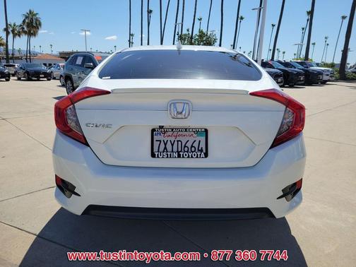 White 2017 Honda Civic EX-T