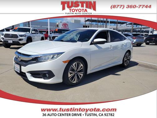 White 2017 Honda Civic EX-T